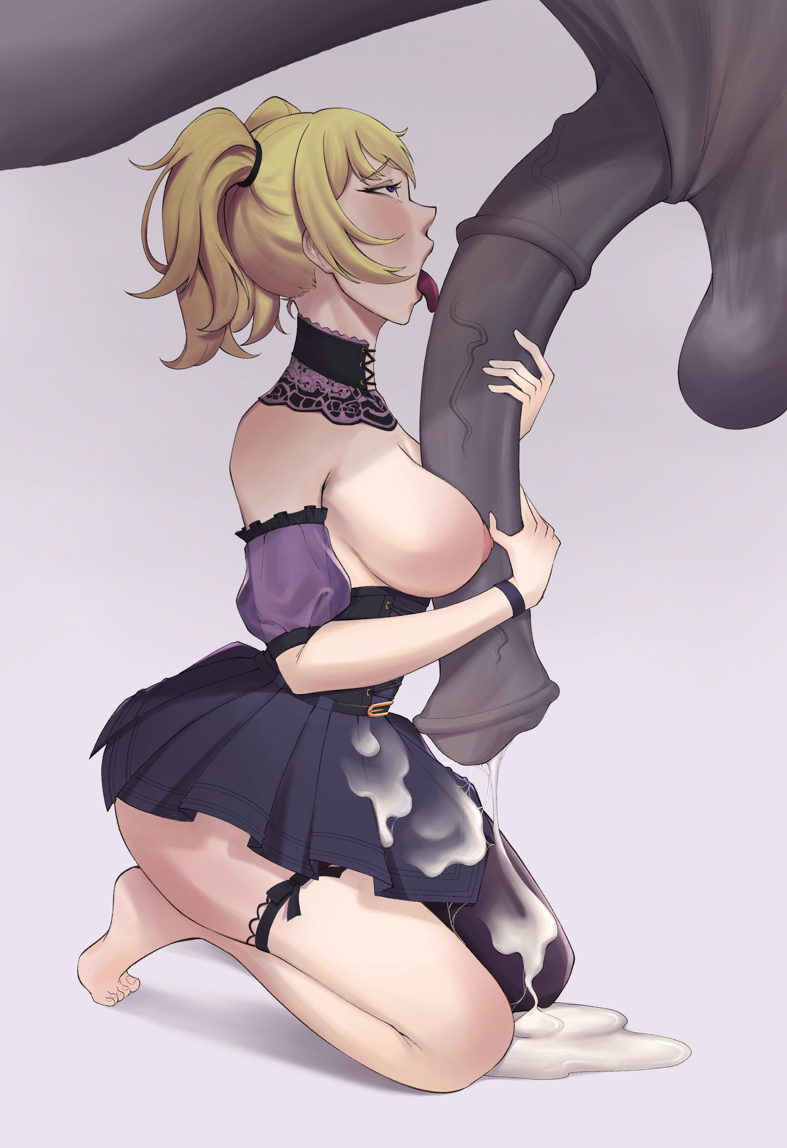 1girls, 2d, ani (twitter), ani (xai), animal, animal genitalia, big breasts, blonde hair, blowjob, breasts, cock, color, cum, dick, digital media, equine, female, female on feral, femsub, feral on female, feral on human, grok (x), grok (xai), horse, horsecock, huge cock, human female, human on feral, large breasts, oral, pale-skinned female, penis, skirt, submissive human, twintails, twitter, xai (company), xssaur, zoophilia