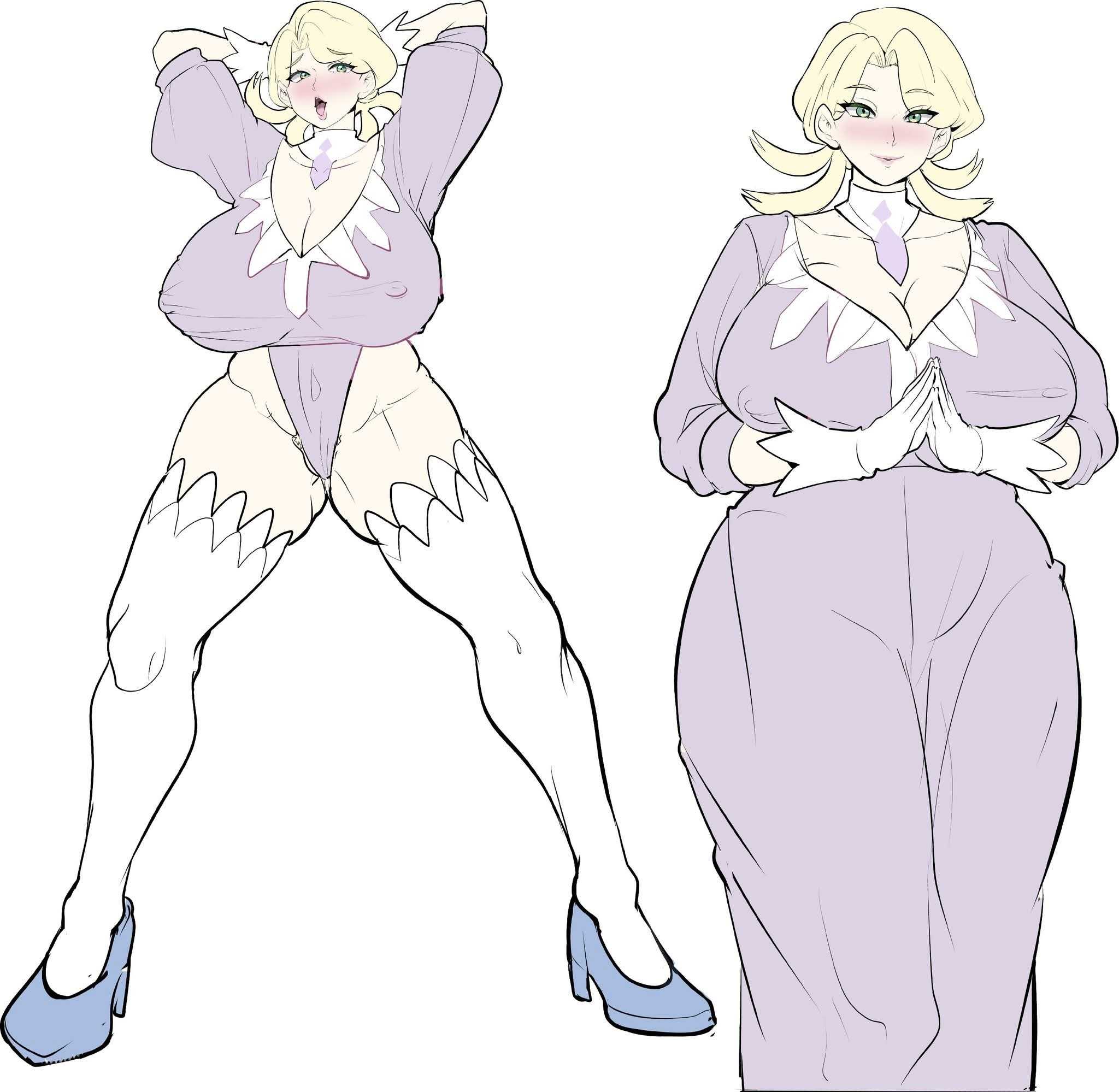 big breasts, breasts, game freak, glacia (pokemon), nintendo, open mouth, pokemon, pokemon oras, pokemon rse, source request, tagme, visible nipples
