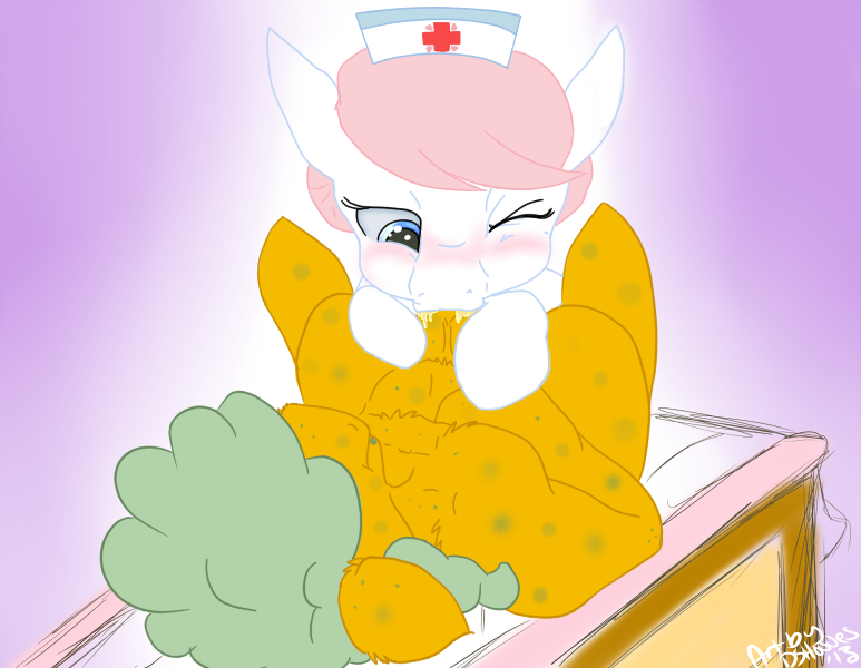 dshooves earth_pony equine female friendship_is_magic fur my_little_pony nurse_redheart pony tagme