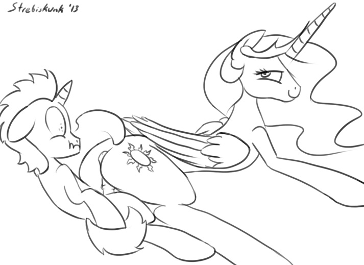 friendship_is_magic my_little_pony princess_celestia_(mlp) smooth_skin strebiskunk tagme