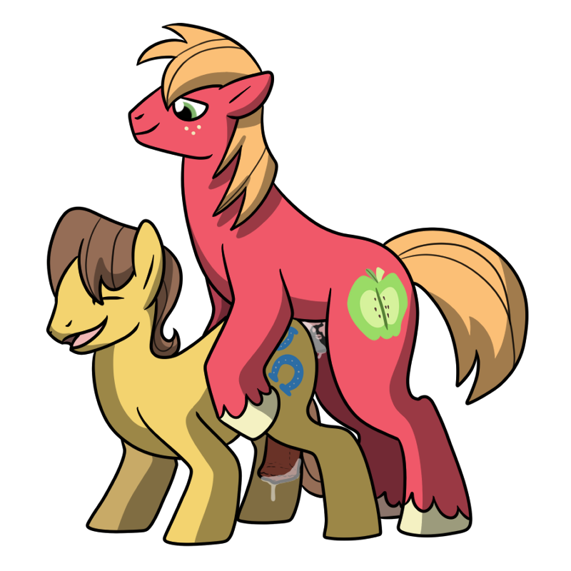 axelpony big_macintosh big_macintosh_(mlp) caramel caramel_(mlp) earth_pony equine friendship_is_magic gay horse male male_only mammal my_little_pony pony yaoi