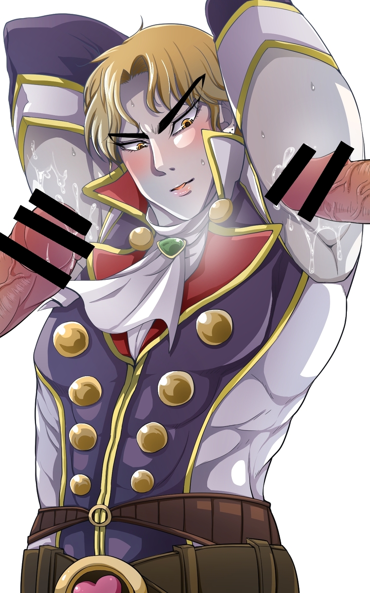 armpit armpit_sex armpits arms_up cum_on_armpit cum_on_armpits cum_on_body dio_brando gay jojo's_bizarre_adventure kurikama male_only penis phantom_blood phantom_blood_(film) tagme