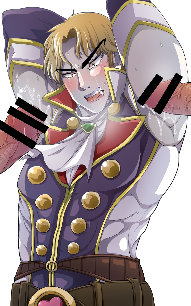 armpit armpit_sex armpits arms_up cum_on_armpit cum_on_armpits cum_on_body dio_brando gay jojo's_bizarre_adventure kurikama male_only penis phantom_blood phantom_blood_(film) tagme