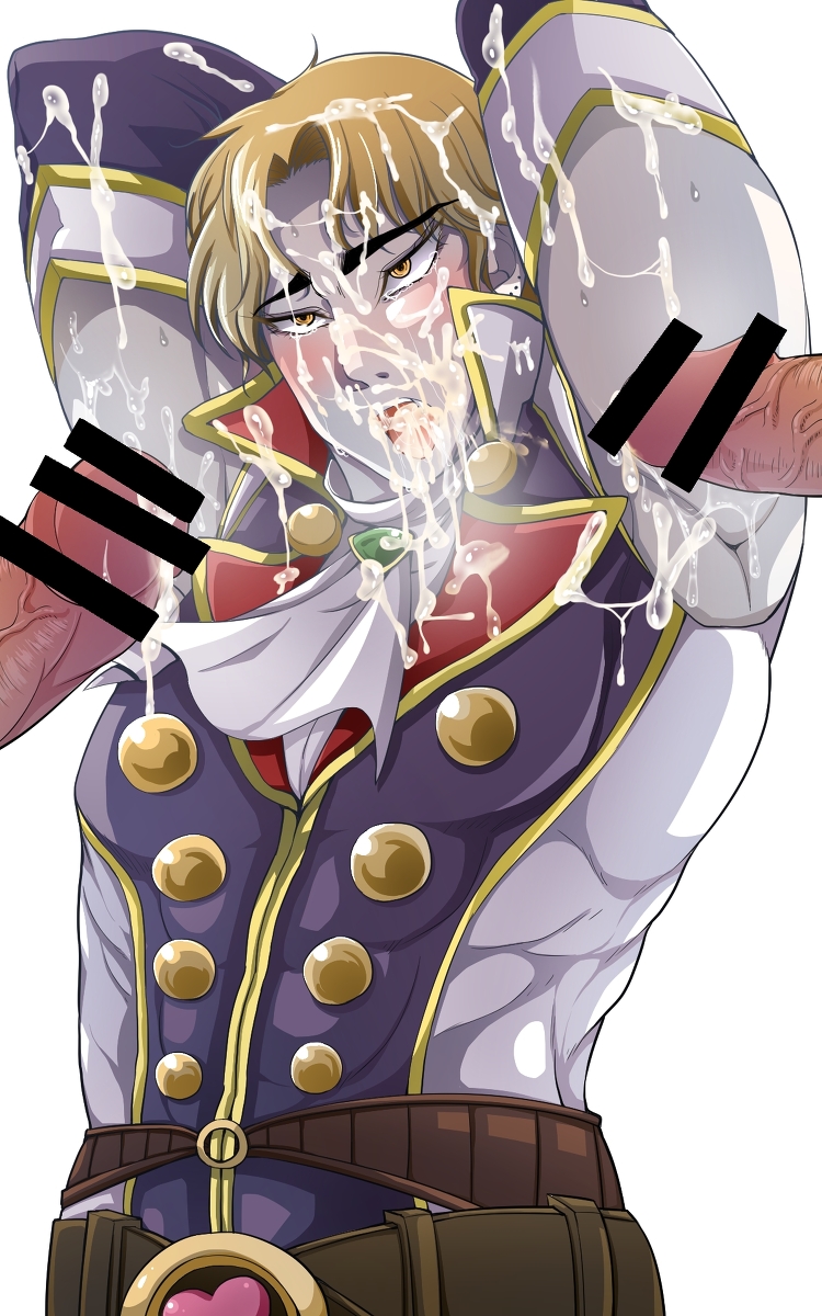 armpit armpit_sex armpits arms_up cum_on_armpit cum_on_armpits cum_on_body dio_brando gay jojo's_bizarre_adventure kurikama male_only penis phantom_blood phantom_blood_(film) tagme