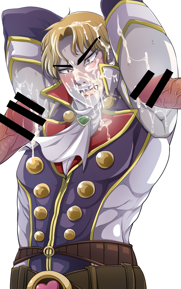 armpit armpit_sex armpits arms_up cum_on_armpit cum_on_armpits cum_on_body dio_brando gay jojo's_bizarre_adventure kurikama male_only penis phantom_blood phantom_blood_(film) tagme