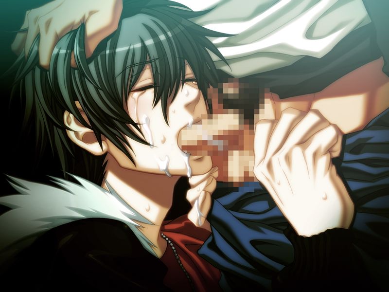 akira blowjob closed_eyes keisuke_(togainu_no_chi) male nitro+_chiral oral oral_sex penis togainu_no_chi