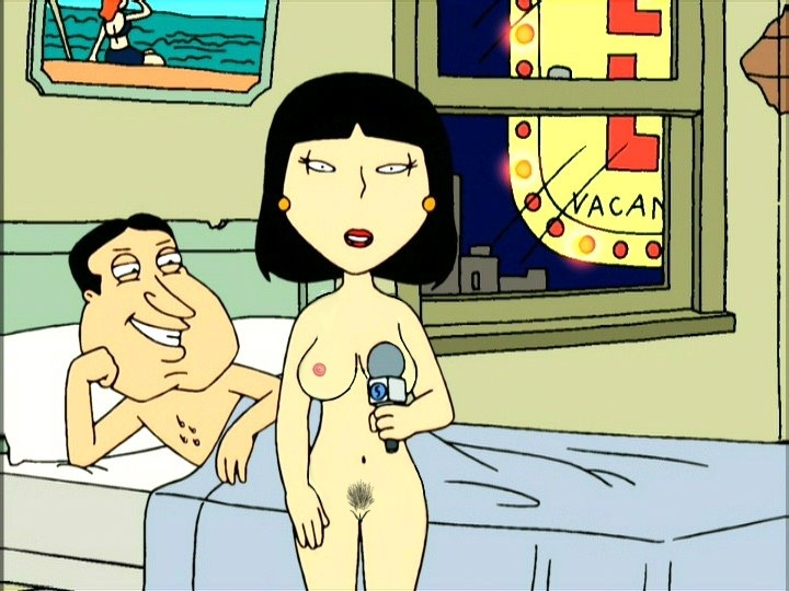 accurate_art_style asian black_hair edit family_guy female glenn_quagmire hotel_room imminent_sex interracial looking_at_viewer medium_breasts microphone news_reporter partner_waiting photoshop reporter_girl seph8 tagme tricia_takanawa