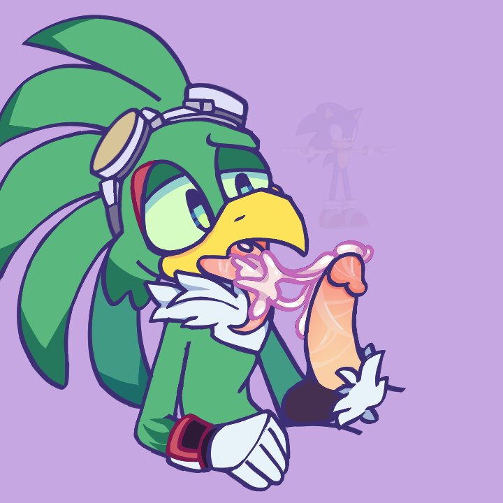 accipitrid accipitriform after_anal after_sex ambiguous_gender anthro avian bird bodily_fluids copii_chaotix cum cum_in_mouth cum_inside cum_on_penis cum_string genital_fluids genitals jet_the_hawk male penis sega shadow_the_hedgehog solo sonic_(series) sonic_riders sonic_the_hedgehog_(series)