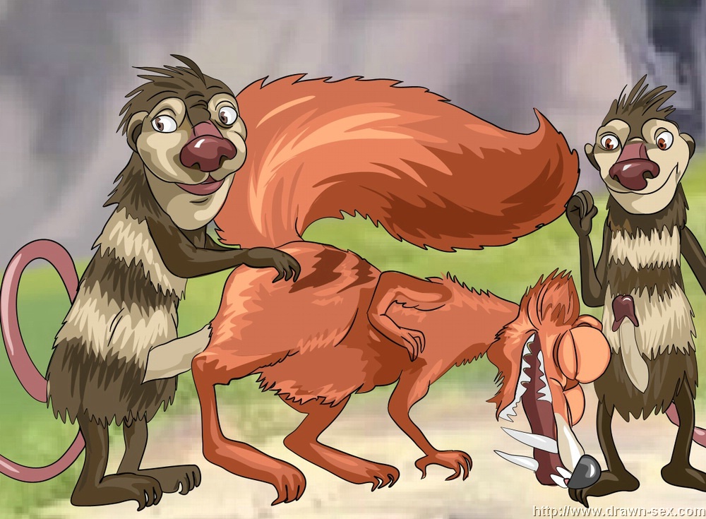 20th_century_fox anthro blue_sky_studios crash_(ice_age) cuntboy drawn-sex.com eddie_(ice_age) furry ice_age_(series) ice_age_the_meltdown intersex male_only scrat_(ice_age)