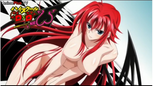 big_breasts demon_girl demon_wings high_school_dxd high_school_dxd_new rias_gremory screencap screenshot tagme tnk_(company)