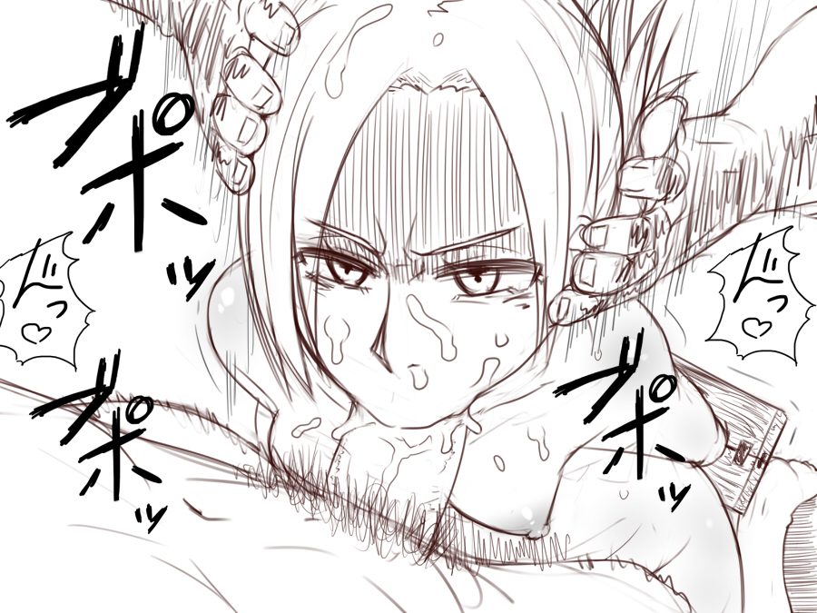 1boy, 1girls, angry, annie leonhardt, arms behind back, attack on titan, blonde hair, blowjob, blue eyes, bondage, bondage blowjob, bound, bound arms, breasts, collaborative fellatio, deep blowjob, deepthroat, deepthroat no hands, dominant male, domination, eye contact, fellatio, female, femsub, forced, forced deepthroat, forced oral, gag, gagging, head grab, kneeling, male, male pubic hair, maledom, monochrome, naked, nipples, nude, on knees, oral, oral sex, penis, pov, pubic hair, rape, restrained, sex, shingeki no kyojin, slave, submissive, submissive female, tagme, throat fuck, tied hair