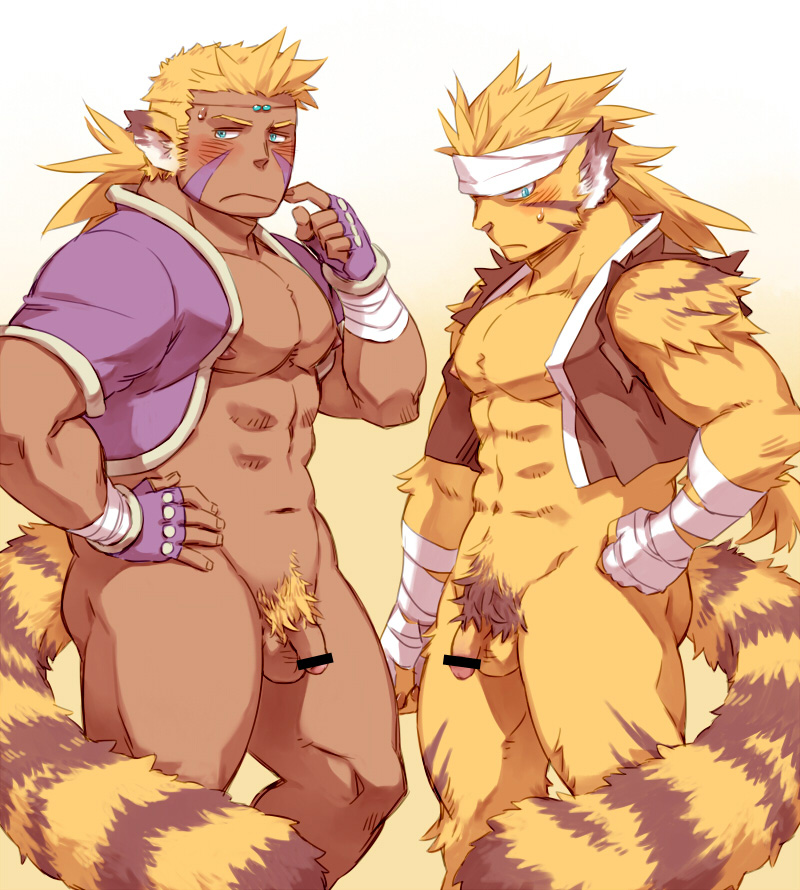 breath_of_fire breath_of_fire_iii breath_of_fire_iv censored clothing cray_(breath_of_fire) male_only pubic_hair rei_(breath_of_fire)