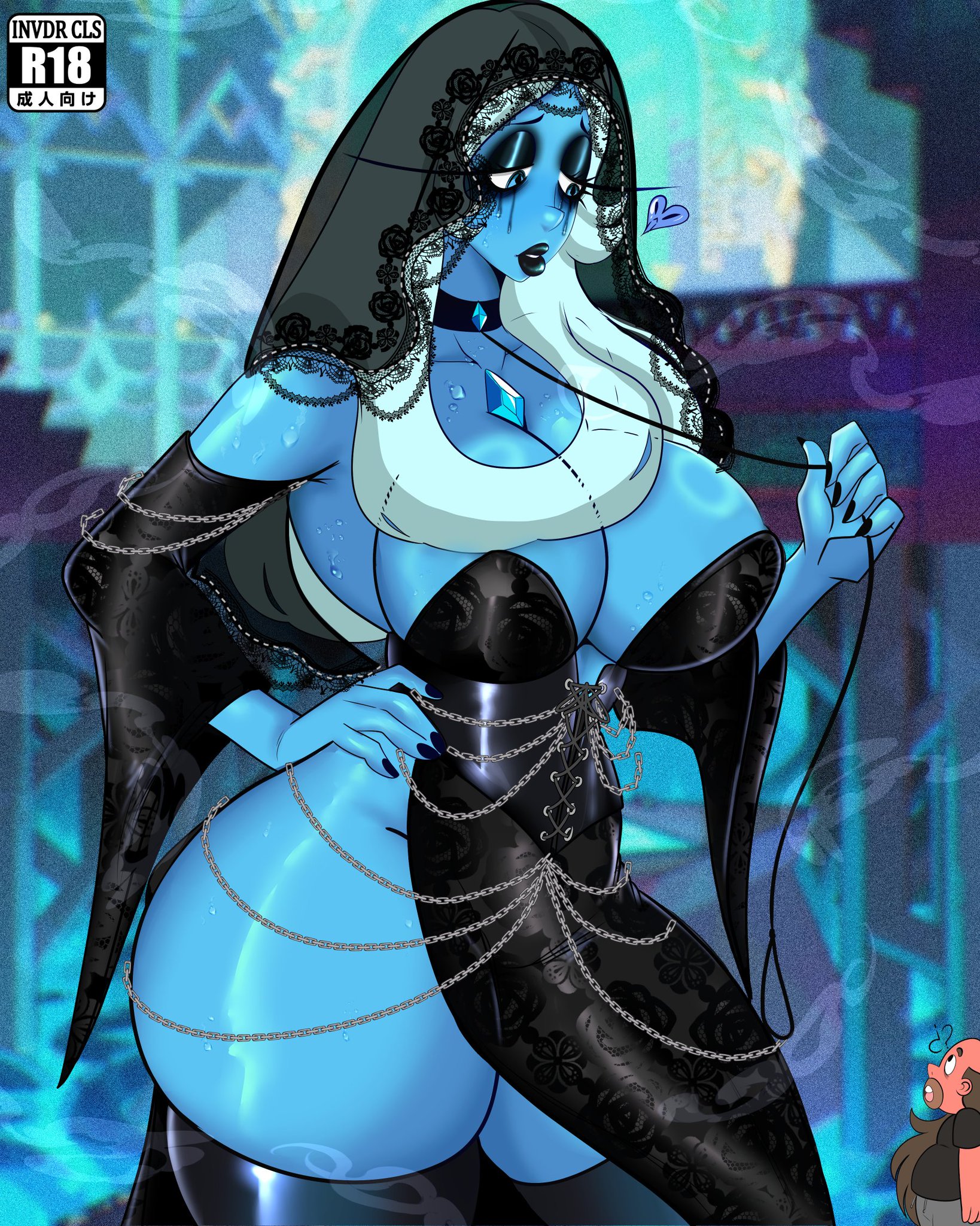 blue diamond (steven universe), greg universe, invdrcls, leash, steven universe, tagme