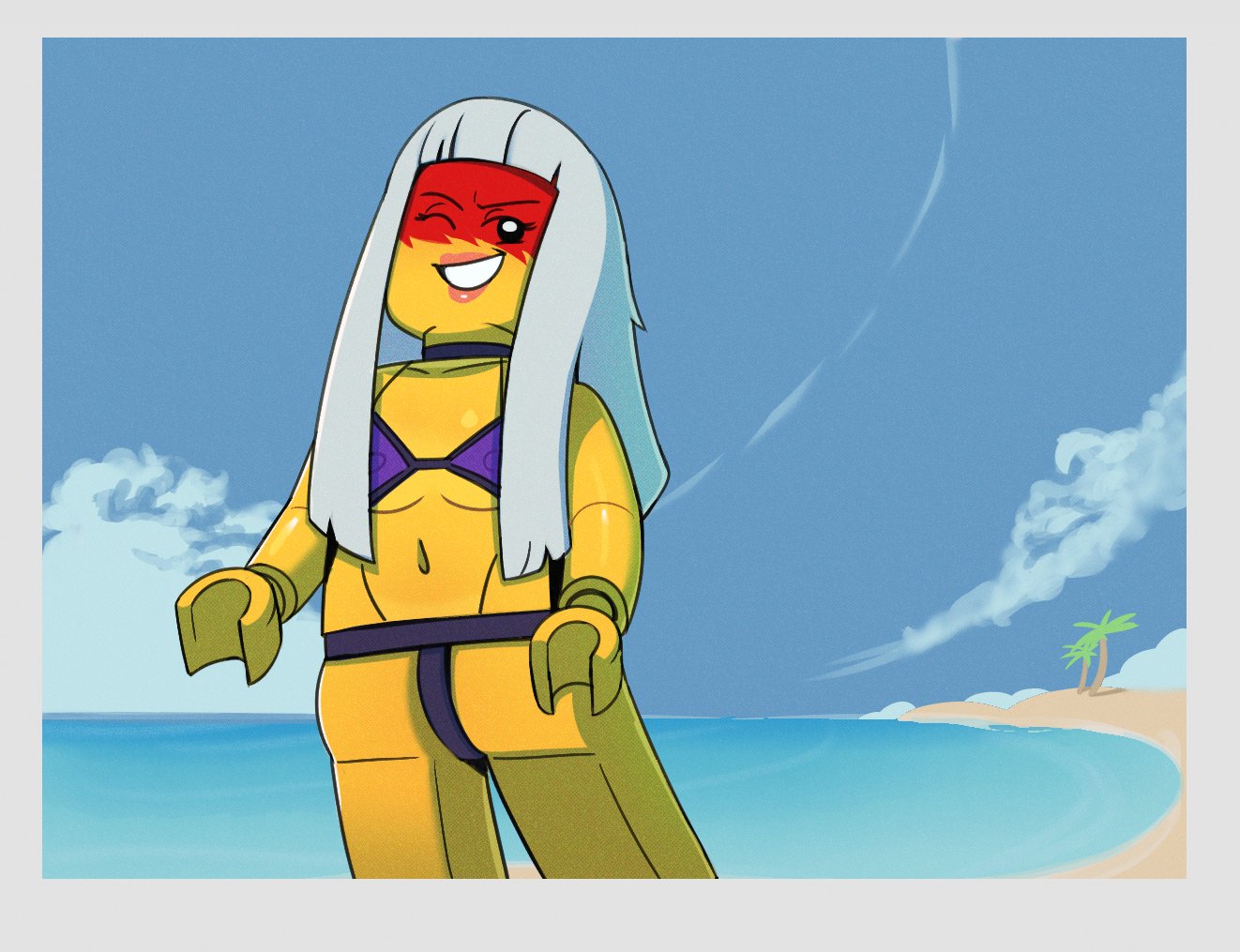 The Princess's raw passion igniting within her