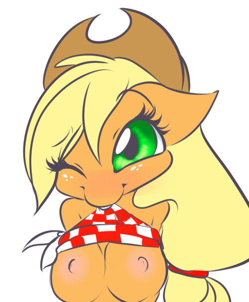 applejack_(mlp) earth_pony equine female female_only friendship_is_magic fur my_little_pony pocketmew pony smooth_skin solo tagme