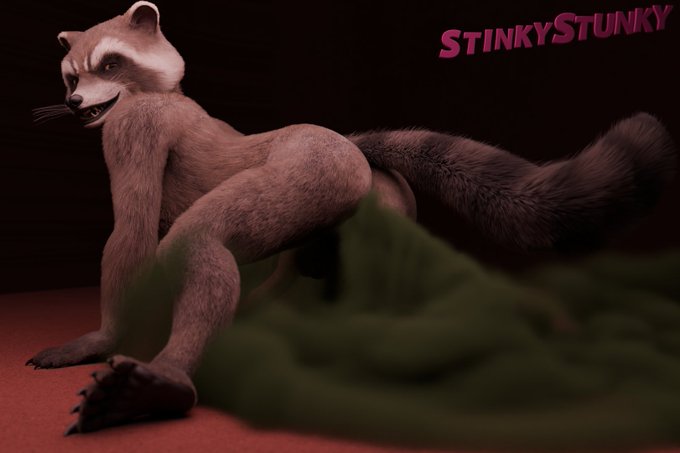 Rocket Raccoon (Guardians Of The Galaxy) Rule 34 Image
