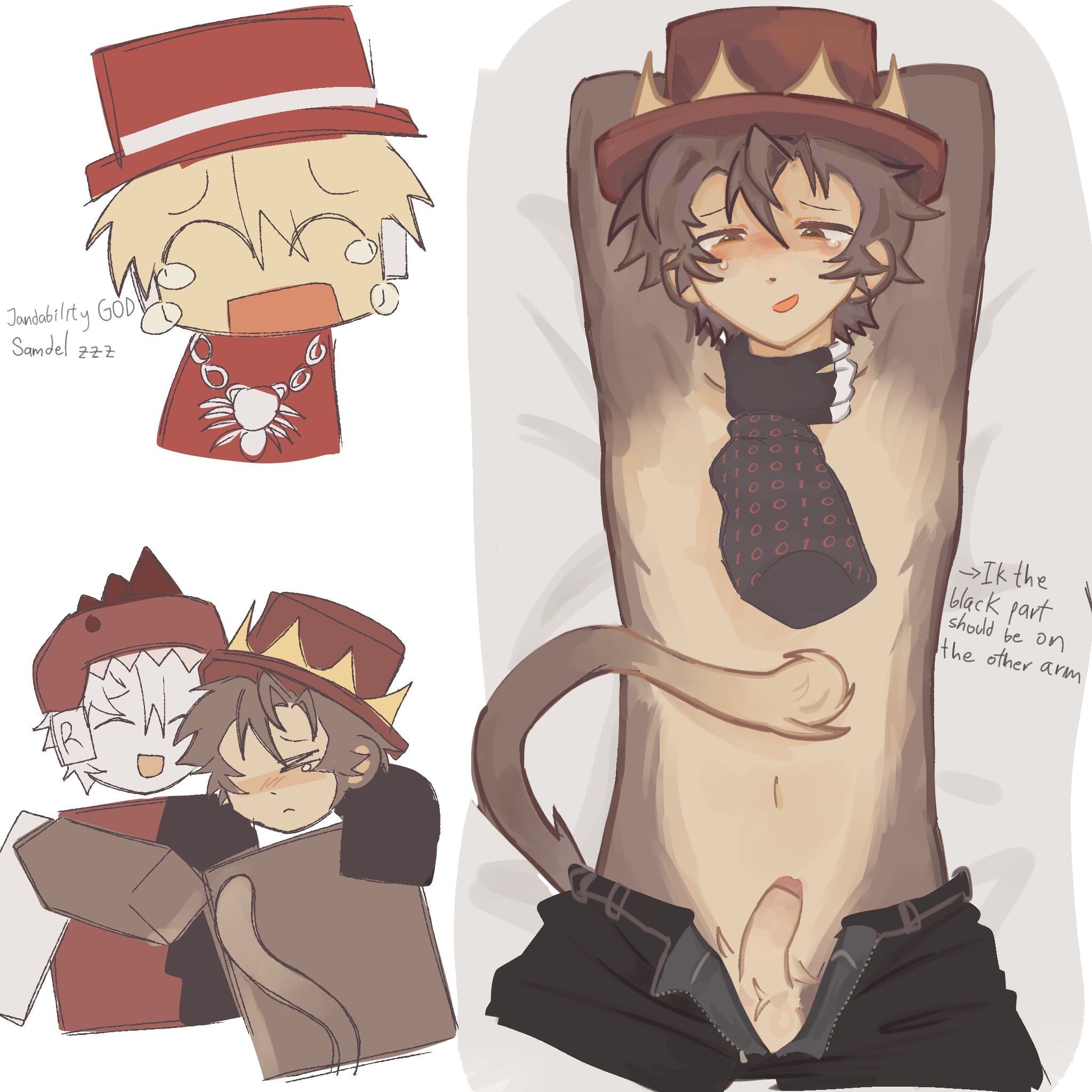 blushing, crying, daro ko, gay, jandel, laughability, real person, roblox, roblox avatar, roblox developer, robloxian, self upload, spydersammy, tagme, yaoi