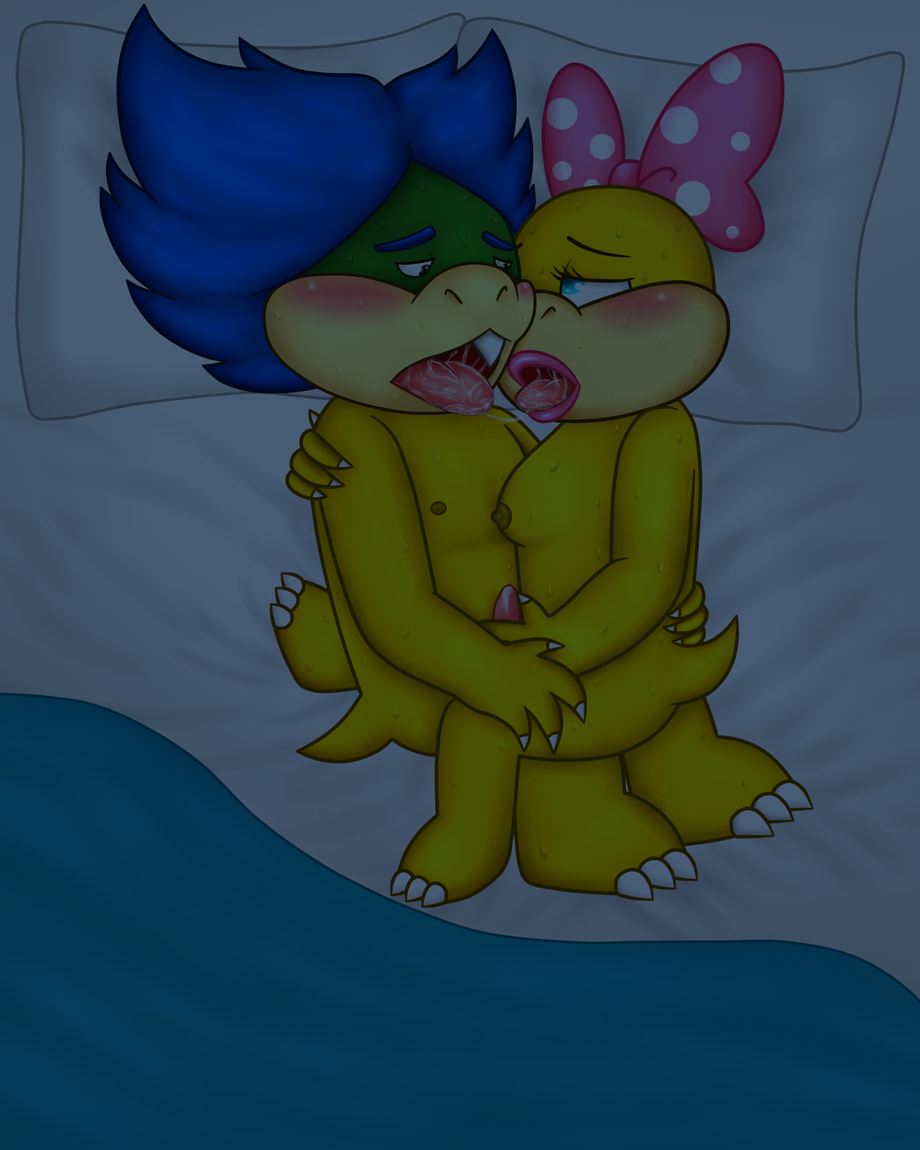 anthro blue_hair koopa koopaling koopalings ludwig_von_koopa mario_(series) nintendo sex wendy_o._koopa xxgabys23xx