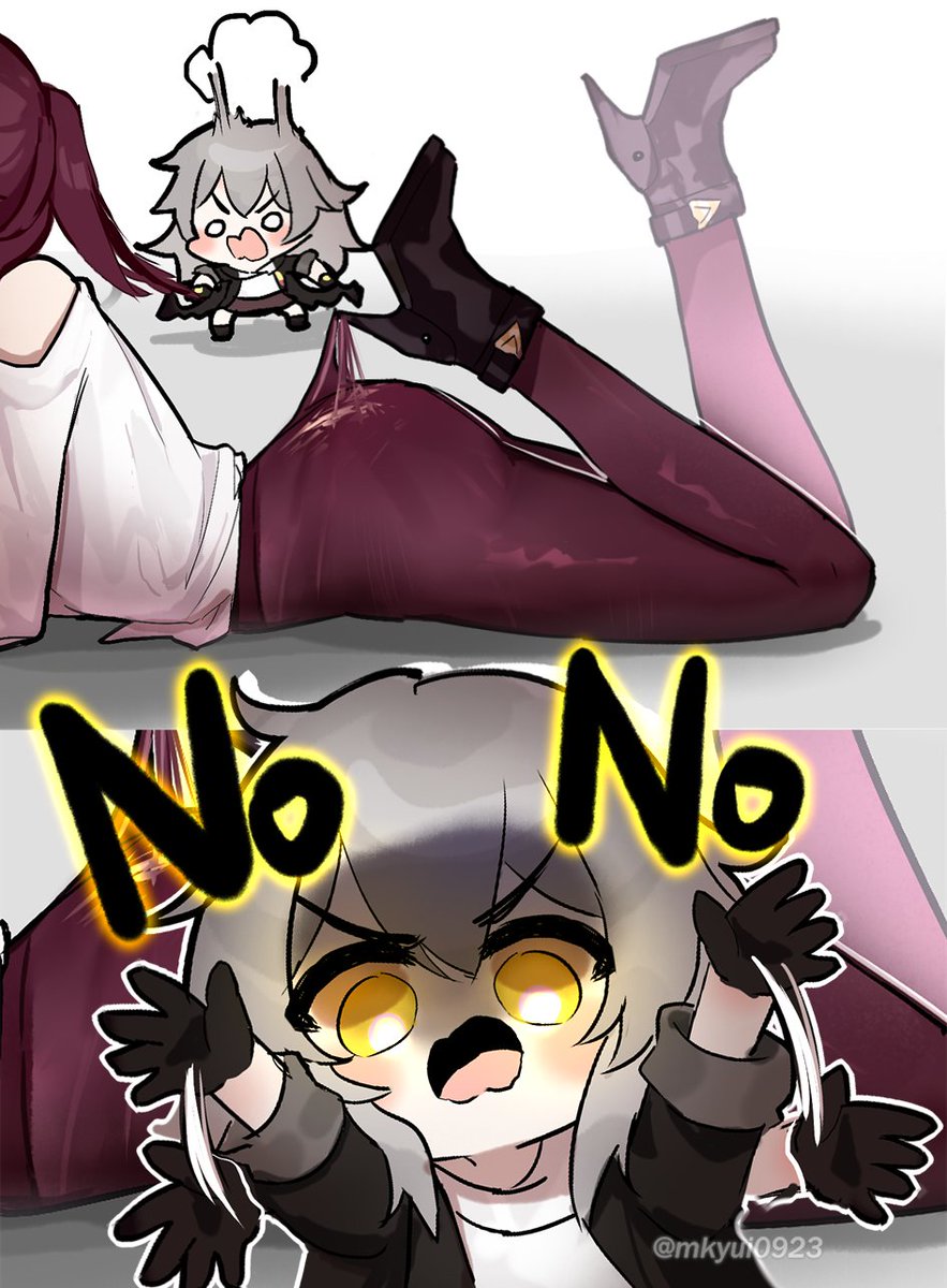 2025, cute, high heels, honkai (series), honkai: star rail, humor, kafka (honkai: star rail), lace pantyhose hooked on heel (meme), mkyui0923, pantyhose, stelle (honkai: star rail), tagme, thighs