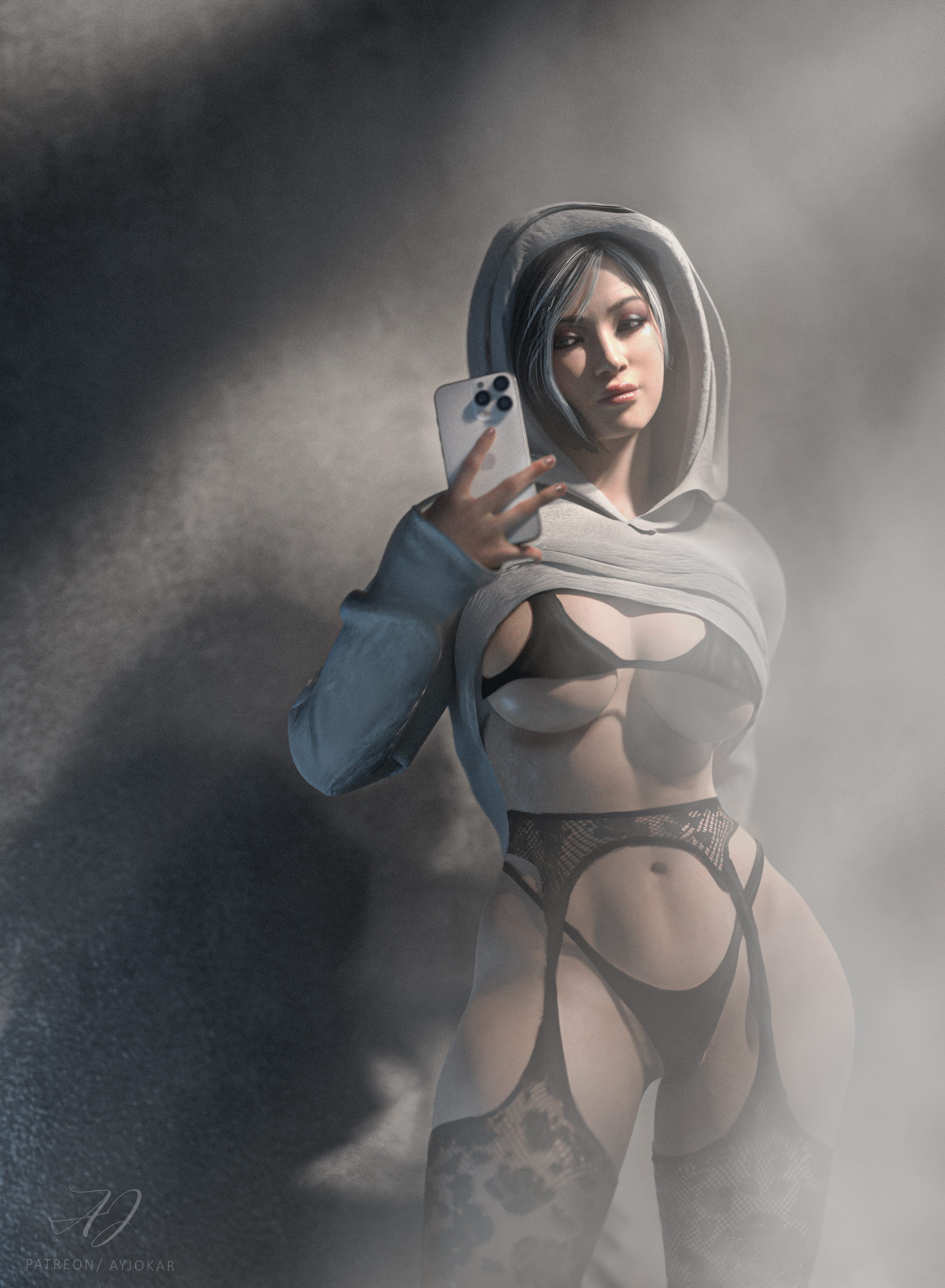 1girls, 3d, ada wong, ada wong (adriana), asian, asian female, big breasts, breasts, female, female only, huge breasts, jokar, resident evil, resident evil 2, resident evil 2 remake, resident evil 4, resident evil 4 remake, tagme, thick thighs, voluptuous, wide hips