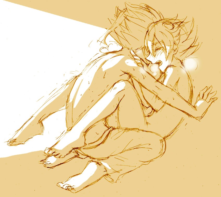 anal gay inazuma_eleven inazuma_eleven_go kyosuke_tsurugi male sketch tagme tenma_matsukaze yaoi