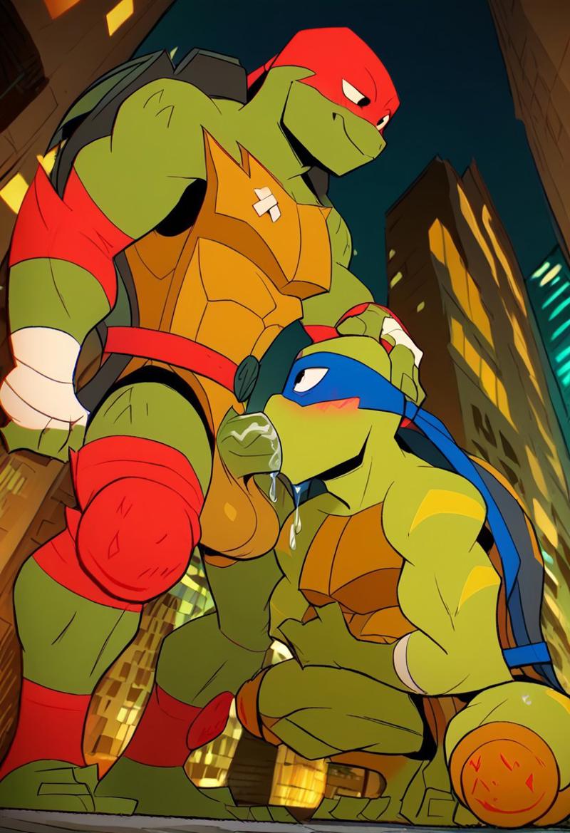 Leonardo (Tmnt) Rule 34 Image