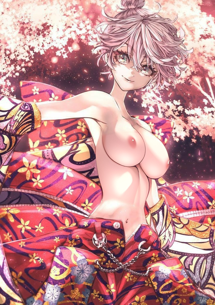 1female 1girls 1woman 2024 ai_generated big_breasts breasts delinquent female female_focus female_only gangster green_eyes nipple nipples partially_clothed partially_clothed_female partially_naked partially_naked_female partially_nude partially_nude_female pink_hair pink_nipples senju_kawaragi sensual slut tokyo_revengers topless whore