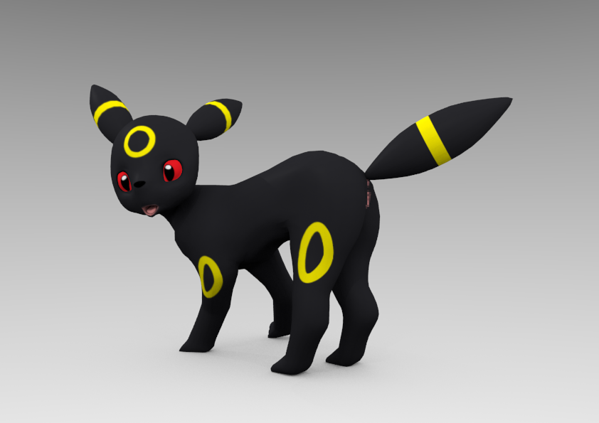 eeveelution flucra fur furry_ears furry_tail nintendo pokemon pokemon_(species) tagme tail umbreon