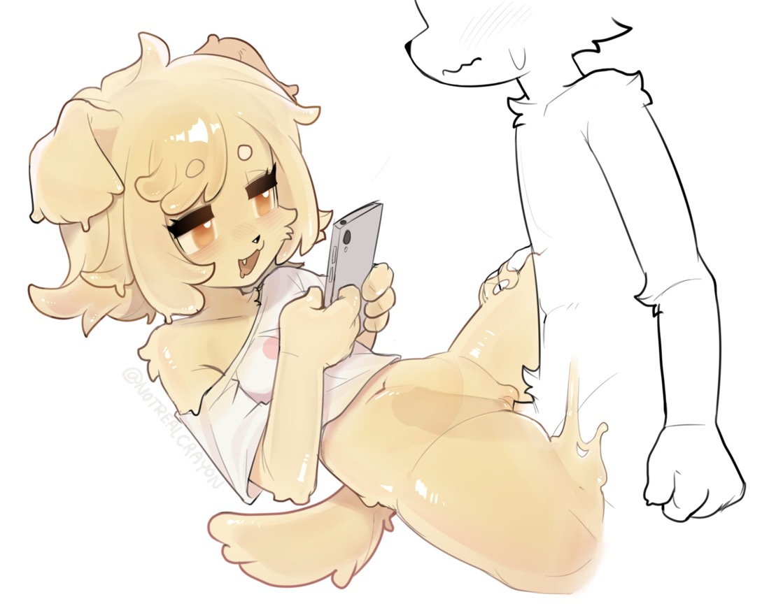 crayon (artist), furry, looking pleasured, open mouth, penetration, penis, penis in pussy, penis inside, recording, see through, sex, shirt