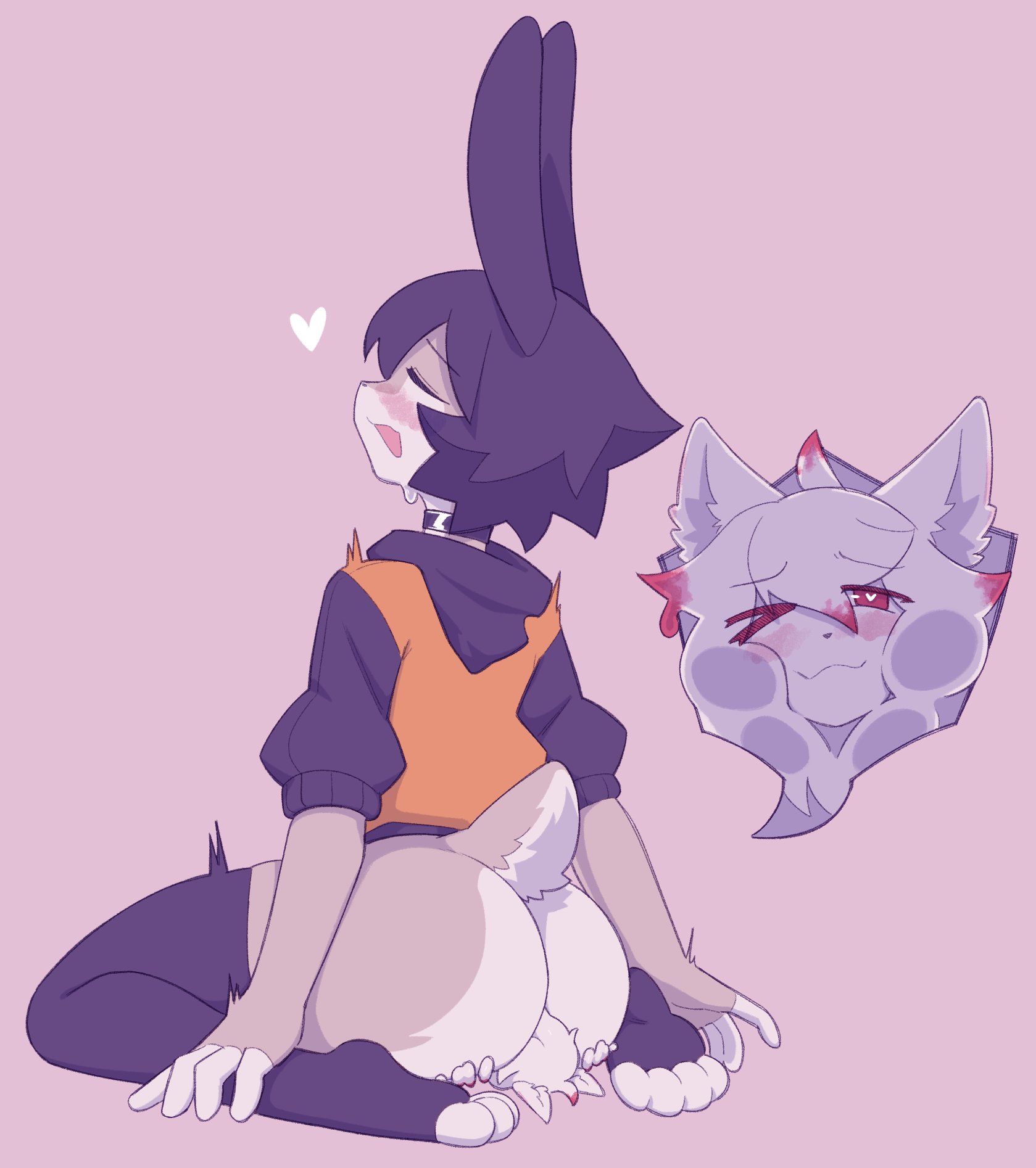 anal vore, bunny ears, furry, gentlegenome, vore
