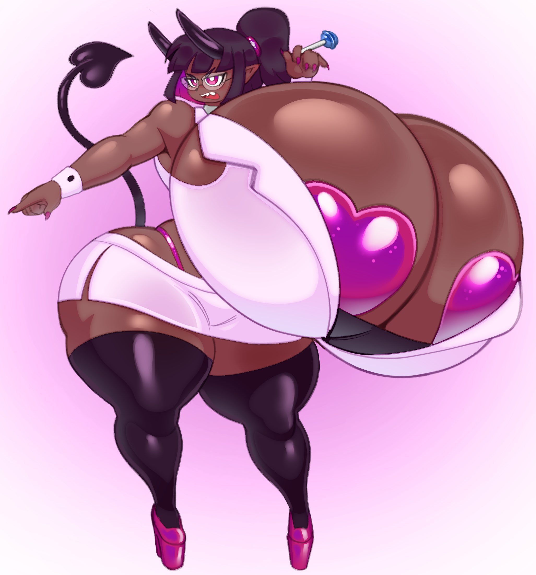 1girls, angstrom, big breasts, breasts, female, female only, pillow shading, solo, solo female, tagme, twitter link
