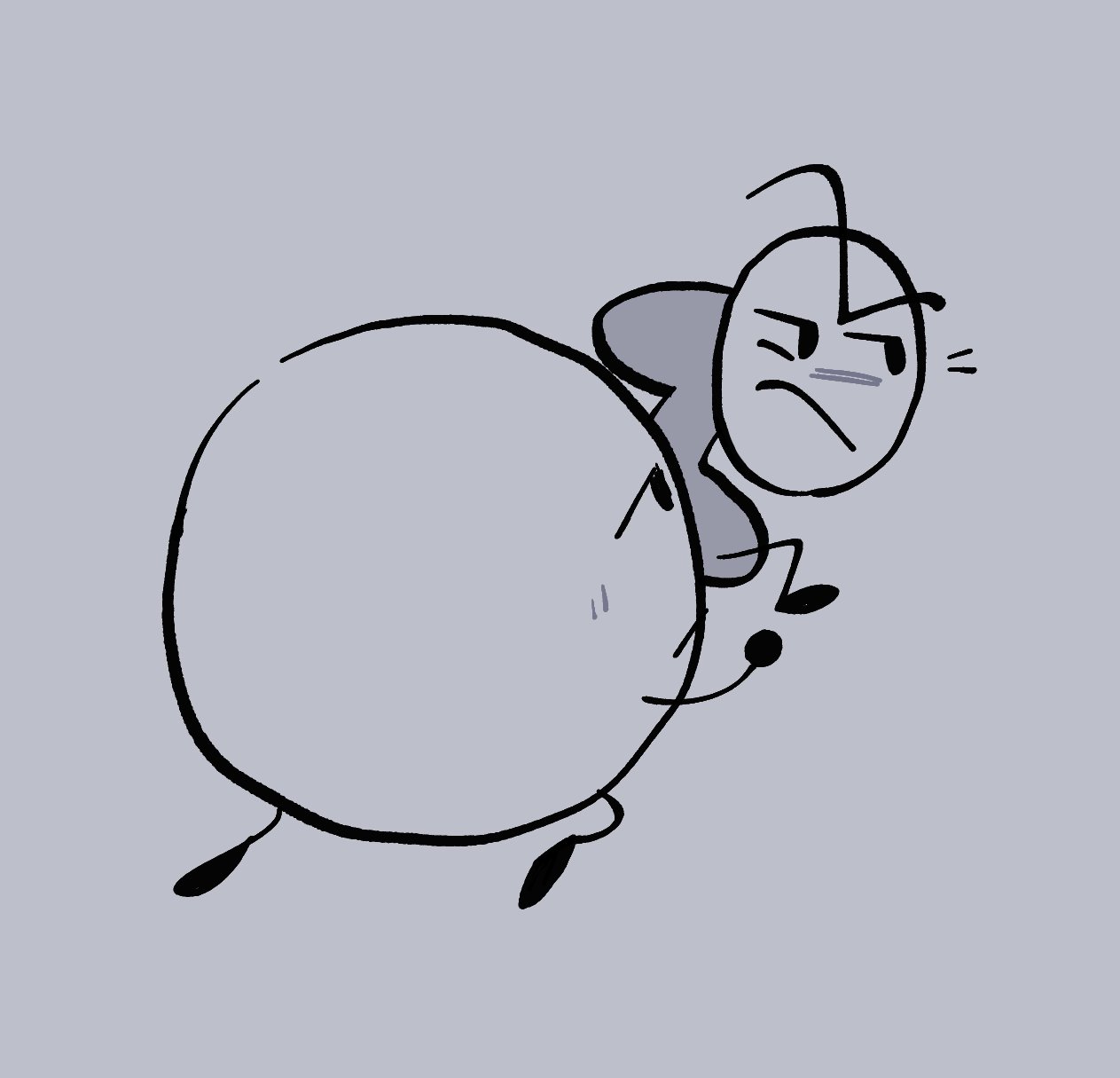 battle for dream island, before sex, bfb, bfdi, bfdia, blush, fanny (bfdi), female, iance (bfdi), inanimate objectt, looking away, male, moonl1temans1on, object show, object show community, object shows, osc, snowball (bfdi), the power of two, tpot
