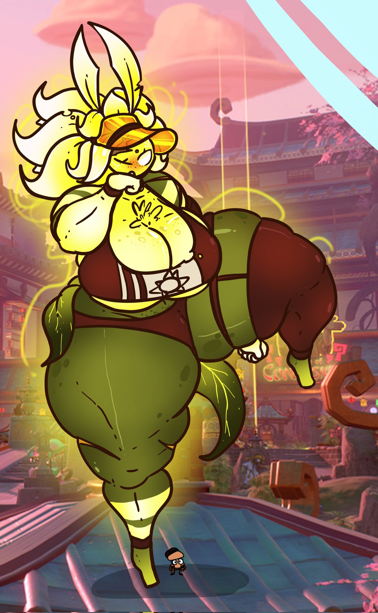 Mushroom Toppin (Plants Vs Zombies) Rule 34 Image
