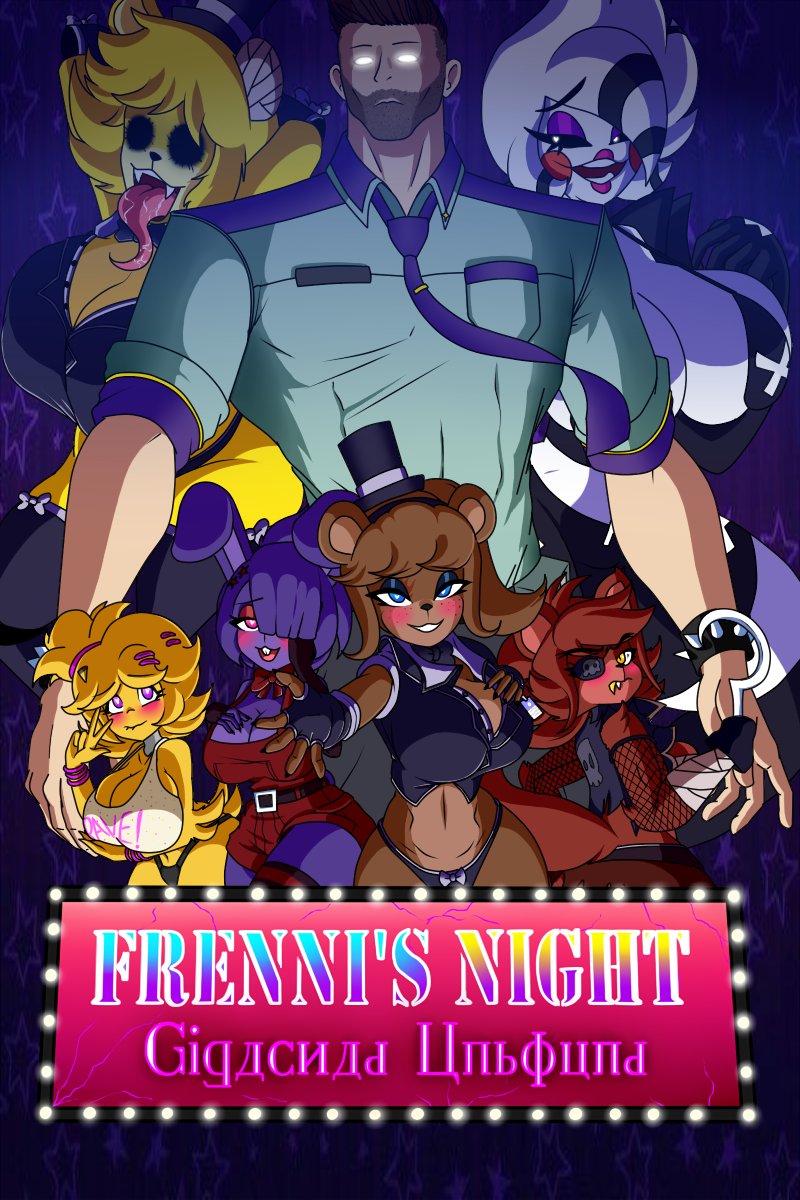 1boy, 6girls, animal humanoid, anthro, ass, avian, avian humanoid, ayrton25rm, bear, bear girl, bear humanoid, big ass, big breasts, big thighs, bonfie, bonnie (fnaf), breasts, bust, busty, chest, chica (fnaf), chicken, chicken girl, chicken humanoid, chiku, creepy, curvaceous, curvy, curvy figure, digital media (artwork), female, female fox, fexa, five nights at freddy's, fox, fox girl, fox humanoid, foxy (fnaf), freddy (fnaf), fredina's nightclub, frenni fazclaire, furry, furry female, golden freddy (fnaf), golden fredina (cally3d), golden frenni, hips, hourglass figure, huge ass, huge breasts, huge thighs, human, large ass, large breasts, large thighs, legs, marie (cally3d), marie (cryptia), marionette (fnaf), mature, mature female, multiple girls, puppet (fnaf), rabbit, rabbit girl, rabbit humanoid, rule 63, scottgames, slim waist, thick, thick hips, thick legs, thick thighs, thighs, type 0, ursid, ursid humanoid, ursine, voluptuous, waist, wide hips, wide thighs