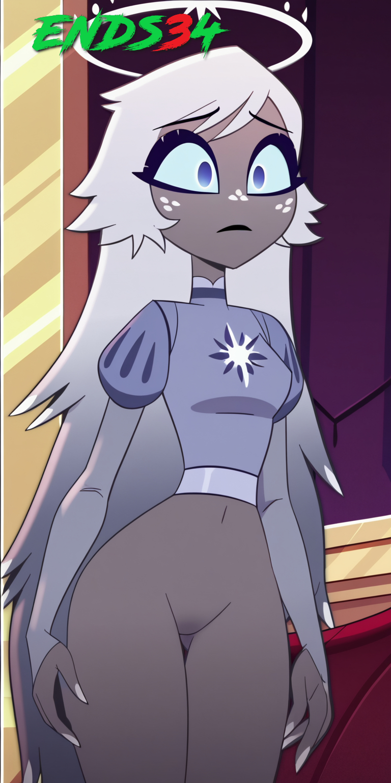 ai generated, emily (hazbin hotel), ends34, hazbin hotel, solo female