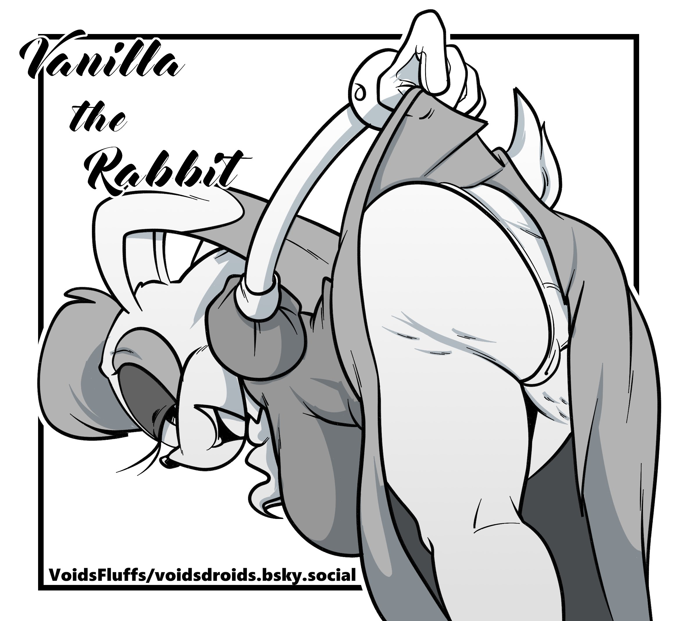 female, horny female, milf, presenting panties, sonic (series), vanilla the rabbit, voidsdroids, voidsfluffs