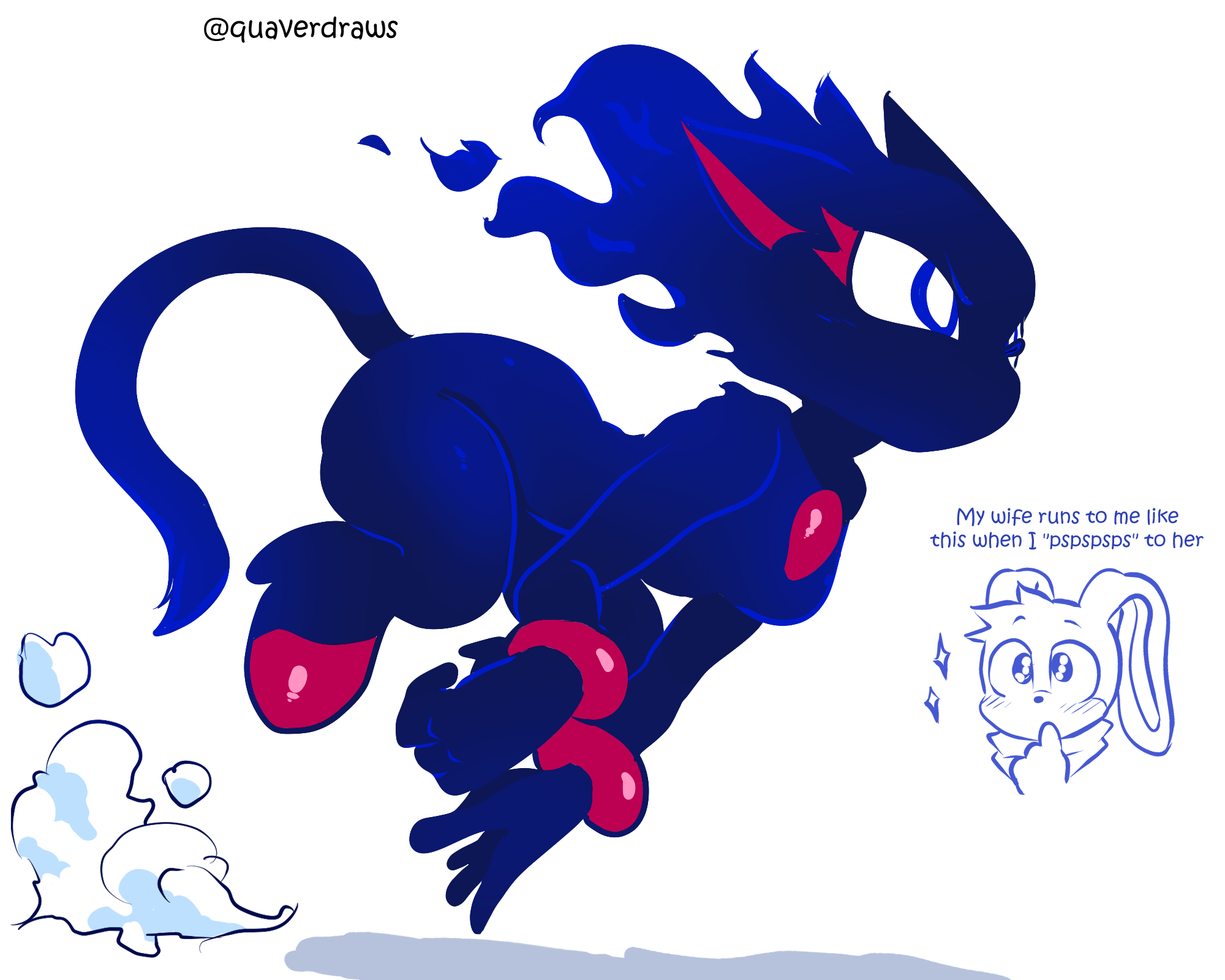 ass, big breasts, blaze the cat, breasts, cinder the fire entity (quaverdraws), fat ass, feels the rabbit, female, proto blaze, quavernsfw, rush the rabbit (quaverdraws), sonic (series), sonic the hedgehog (series)