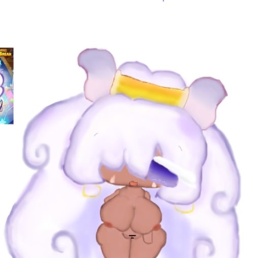 big_breasts censored_pussy cookie_run cookie_run_ovenbreak taurus_cookie thick_thighs