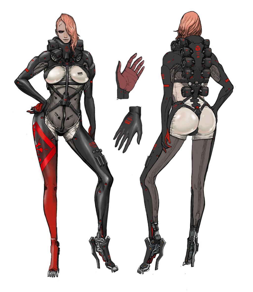 1girls 5_fingers bodysuit clothed clothed_female clothes clothing color colored concept_art cyborg dark-skinned_female dark_skin female female_only fully_clothed hair_over_one_eye hand_on_hip konami long_hair metal_gear_(series) metal_gear_rising metal_gear_solid mistral_(metal_gear_rising) official_art pink_hair pose posing simple_background solo standing tight_clothing uncensored