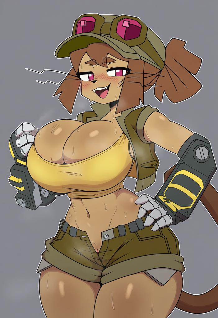 1girls, ai generated, anthro, ass, big breasts, breasts, english text, female, female focus, female only, gameoverse, huge ass, huge breasts, kit (gameoverse), large ass, large breasts, solo, thick thighs, thighs, wide hips, ztormdust1, ztormreborn30