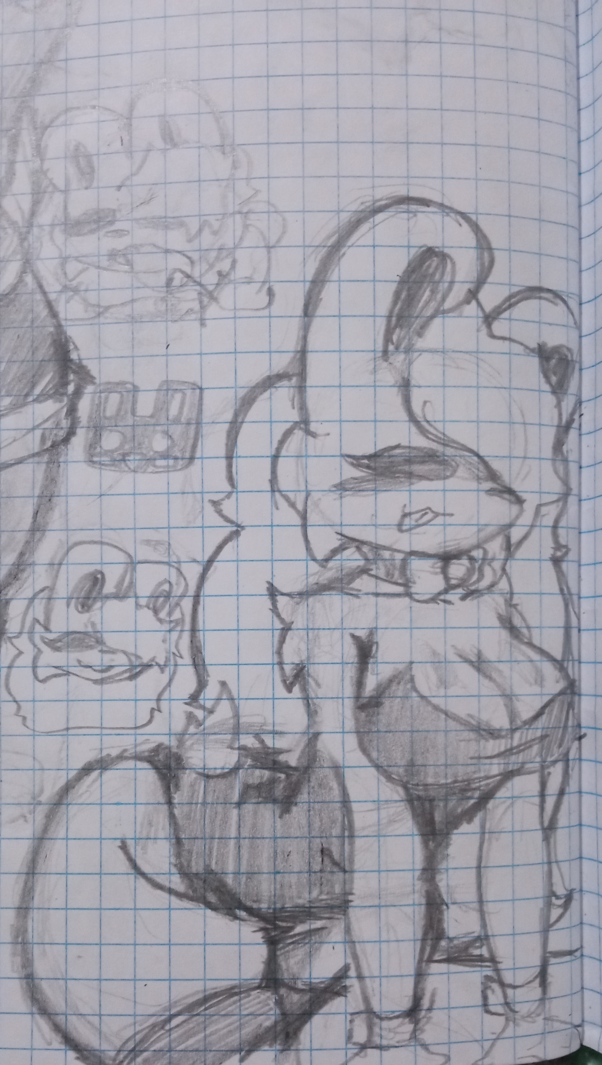 bgram, boceto, cube 459 (geometry dash), femgram, geometry dash, santiago 25, traditional media (artwork)