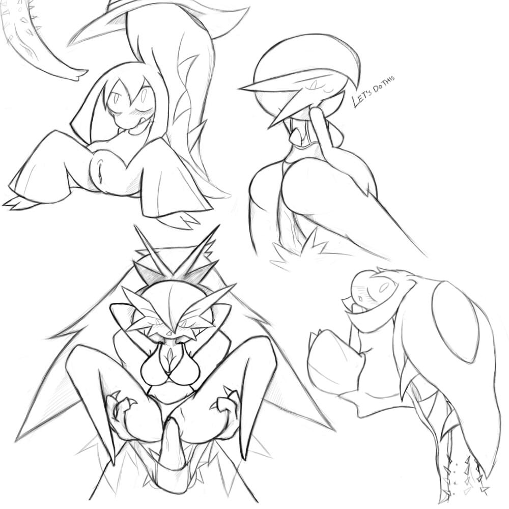 1boy 1girls anthro anthro_only blaziken cowgirl_position english_text female female_gardevoir female_on_top femsub gardevoir girl_on_top male_blaziken maledom mawile nintendo on_top pokemon pokemon_(species) pokemon_rse reverse_cowgirl_position ride riding sceptile straight text video_games yougrover