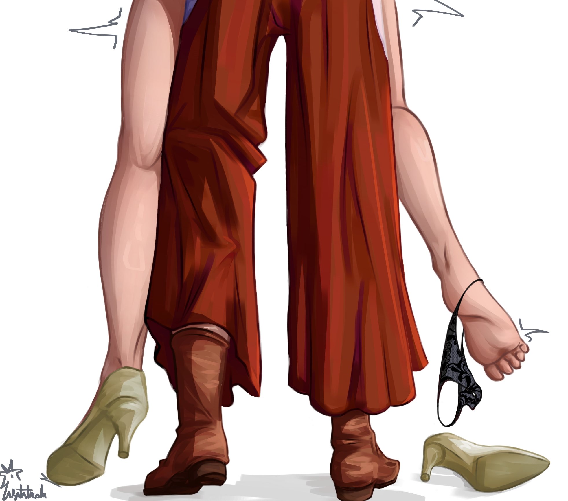 2girls, female, femdom, femsub, implied sex, implied sex from between legs, implied yuri, jujutsu kaisen, laratatrola, lesbian sex, lezdom, lezsub, shoko ieiri, tagme, underwear, underwear around one leg, underwear down, utahime iori, yuri