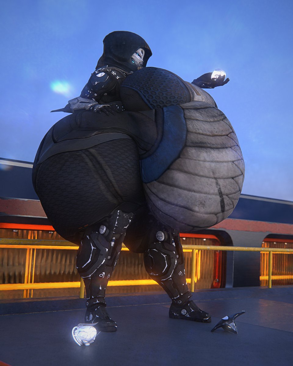 bbw big_ass big_breasts breasts bubble_butt cleavage destiny_(game) destiny_2 elsie_bray exo exo_stranger female huge_ass huge_breasts overweight qzk_forte tagme thick_thighs vore weight_gain wide_hips