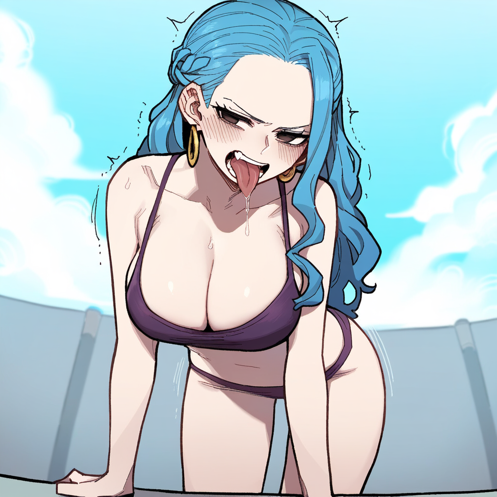 ai_generated bikini female female_only lustfulsketches nefertari_vivi one_piece