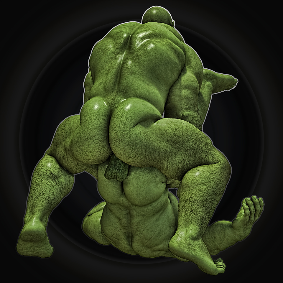 2boys 3d anal anal_sex ass back_turned bald balls ballsack bara bartol biceps butt cornholing gay gay_sex green_skin hairy hirsute male male/male male_on_male male_only male_penetrating_male muscles muscular_male nude_male orc penetration plain_background pointy_ears scars scars_on_back scrotum sex sodomy testicles yaoi