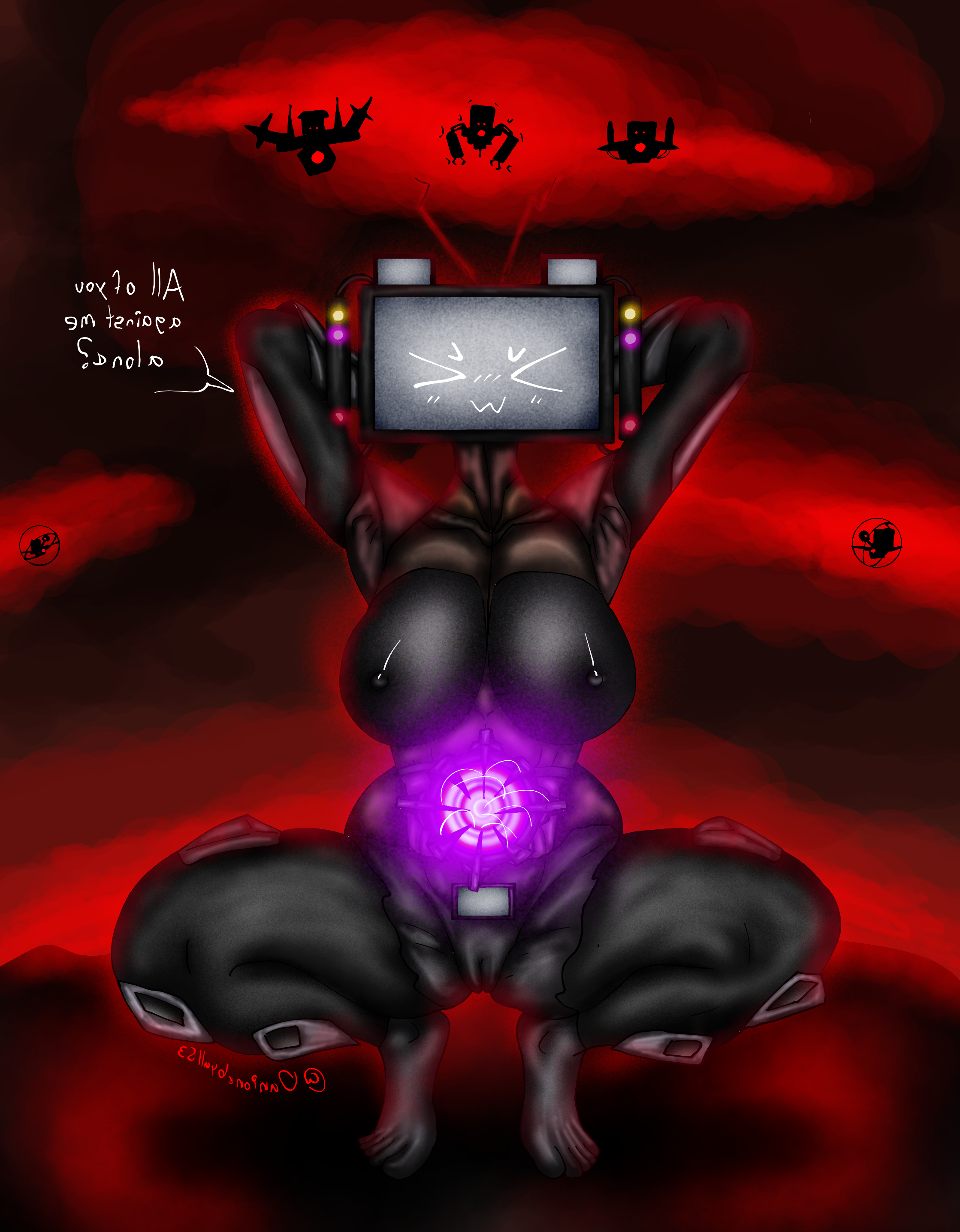 Affectionate gaze exchanged