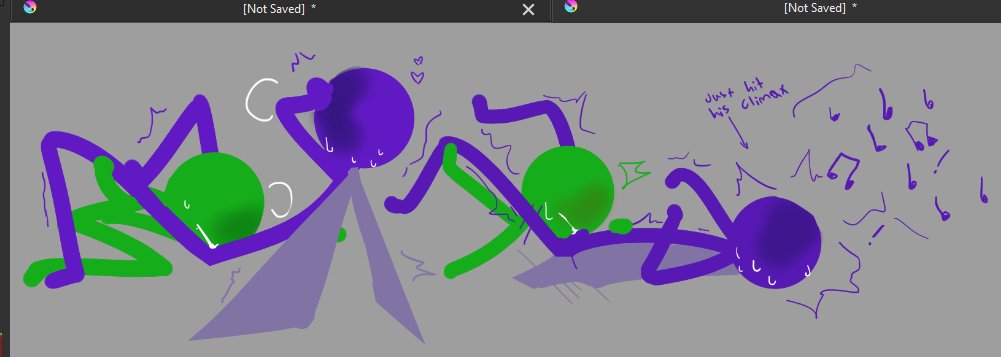 2boys, alan becker, animation vs minecraft, blowjob, cum, cum in mouth, english, english text, faceless, faceless male, gay, gay male, green (avm), green body, krita program, male, oral, oral penetration, oral sex, orgasm, purple (avm), purple body, singing, sixforfivepound, stickfigure, stickman, sweat, sweatdrop, sweating, sweaty, yaoi