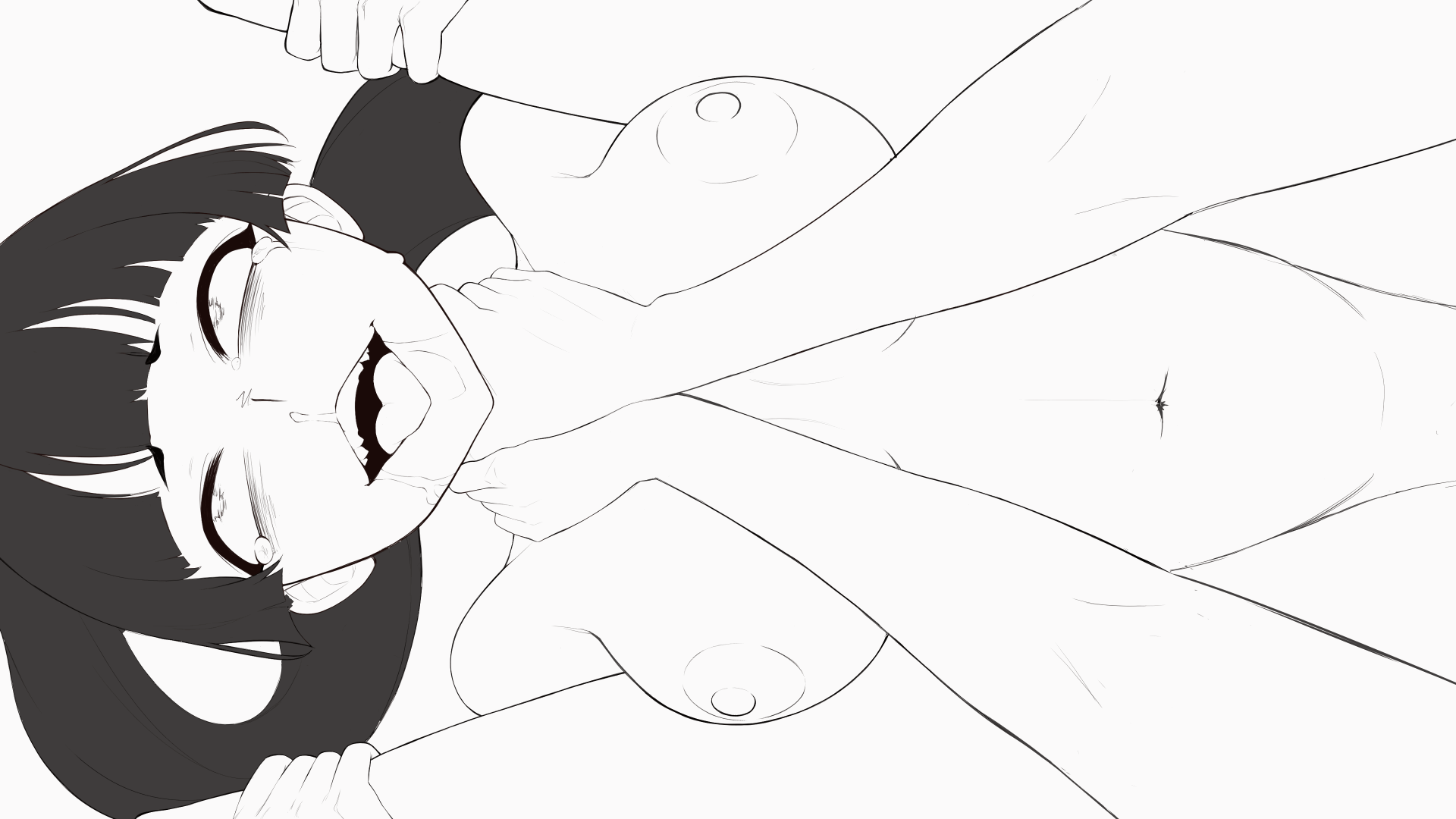 ahe gao, animated, breasts, choking, female, female penetrated, futa on female, futanari, gif, implied sex, intersex, looking pleasured, sex, strangling, tagme, tongue, tongue out, yulnux