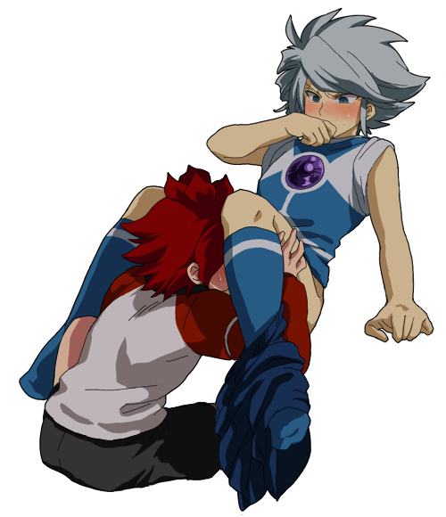 2boys fellatio fuusuke_suzuno gay haruya_nagumo inazuma_eleven male male_only oral yaoi